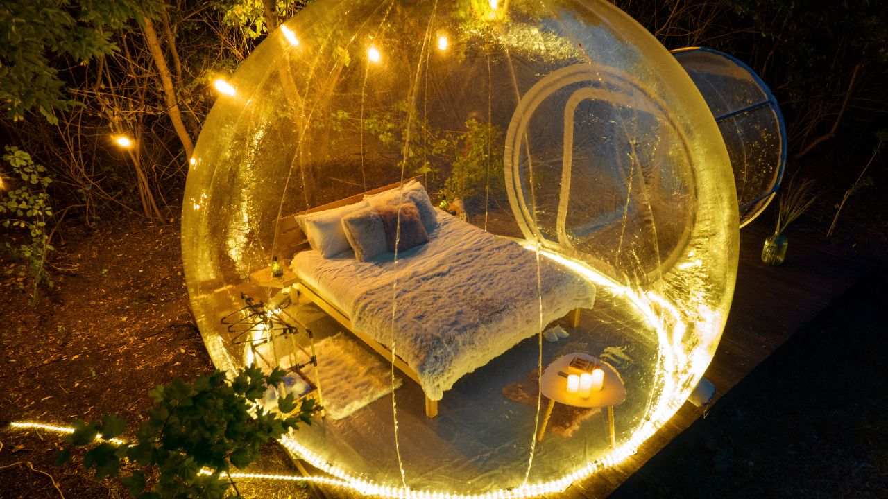 cos'è il glamping bolle | Life&People Magazine