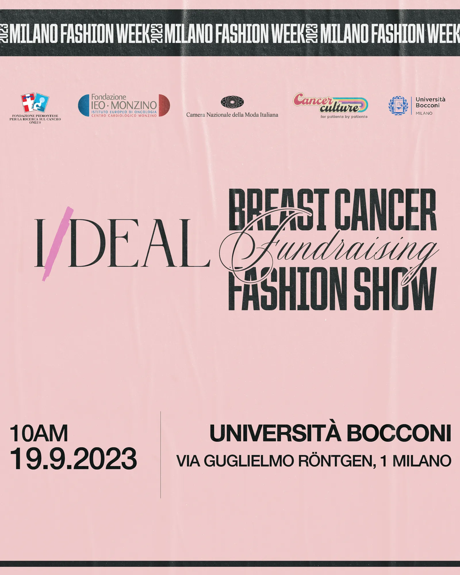 sfilata prevenzione cancro seno Milano Fashion Week | Life&People Magazine