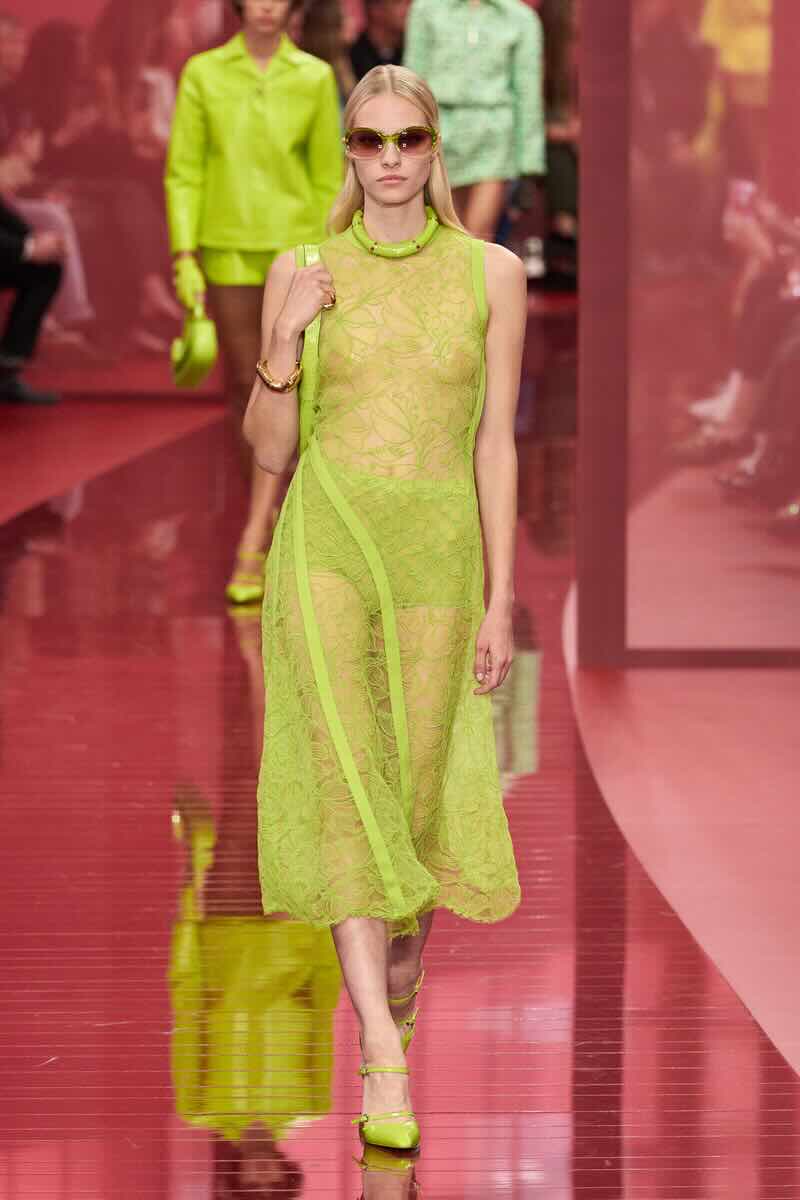 Trend pizzo color lime all over Gucci - Life&People Magazine