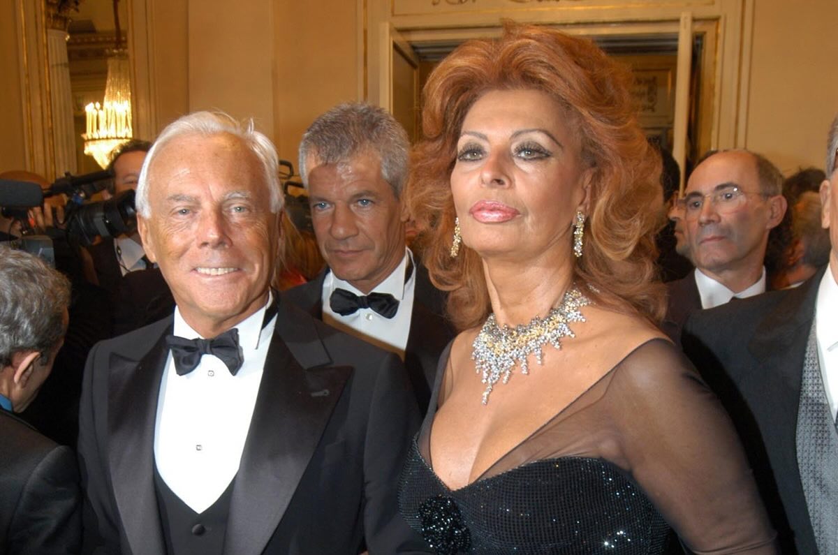 Giorgio Armani e Sophia Loren - Life&People Magazine