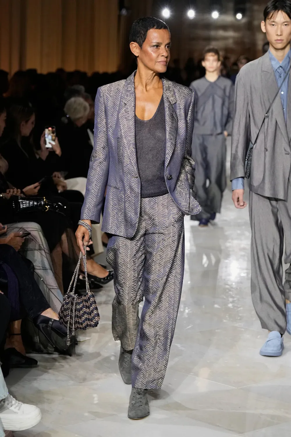 sfilata Giorgio Armani Primavera Estate 2026 Milano Fashion Week - Life&People Magazine