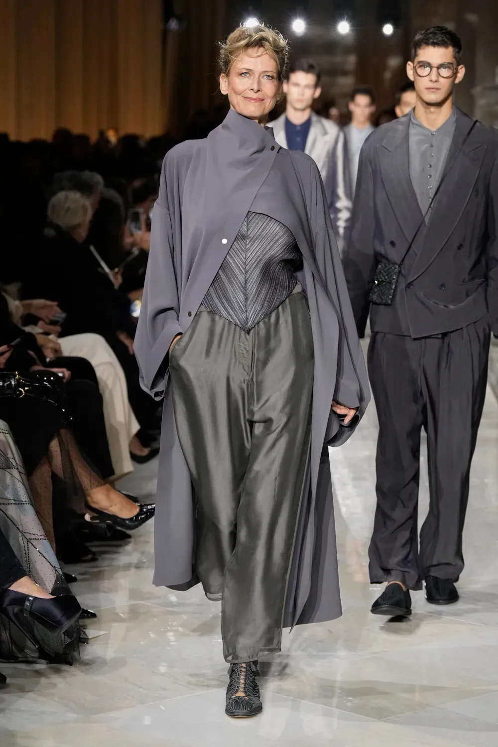 sfilata Giorgio Armani Primavera Estate 2026 Milano Fashion Week - Life&People Magazine