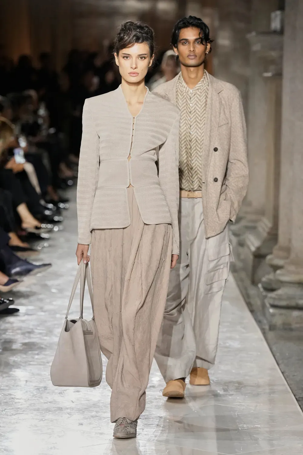 sfilata Giorgio Armani Primavera Estate 2026 Milano Fashion Week - Life&People Magazine
