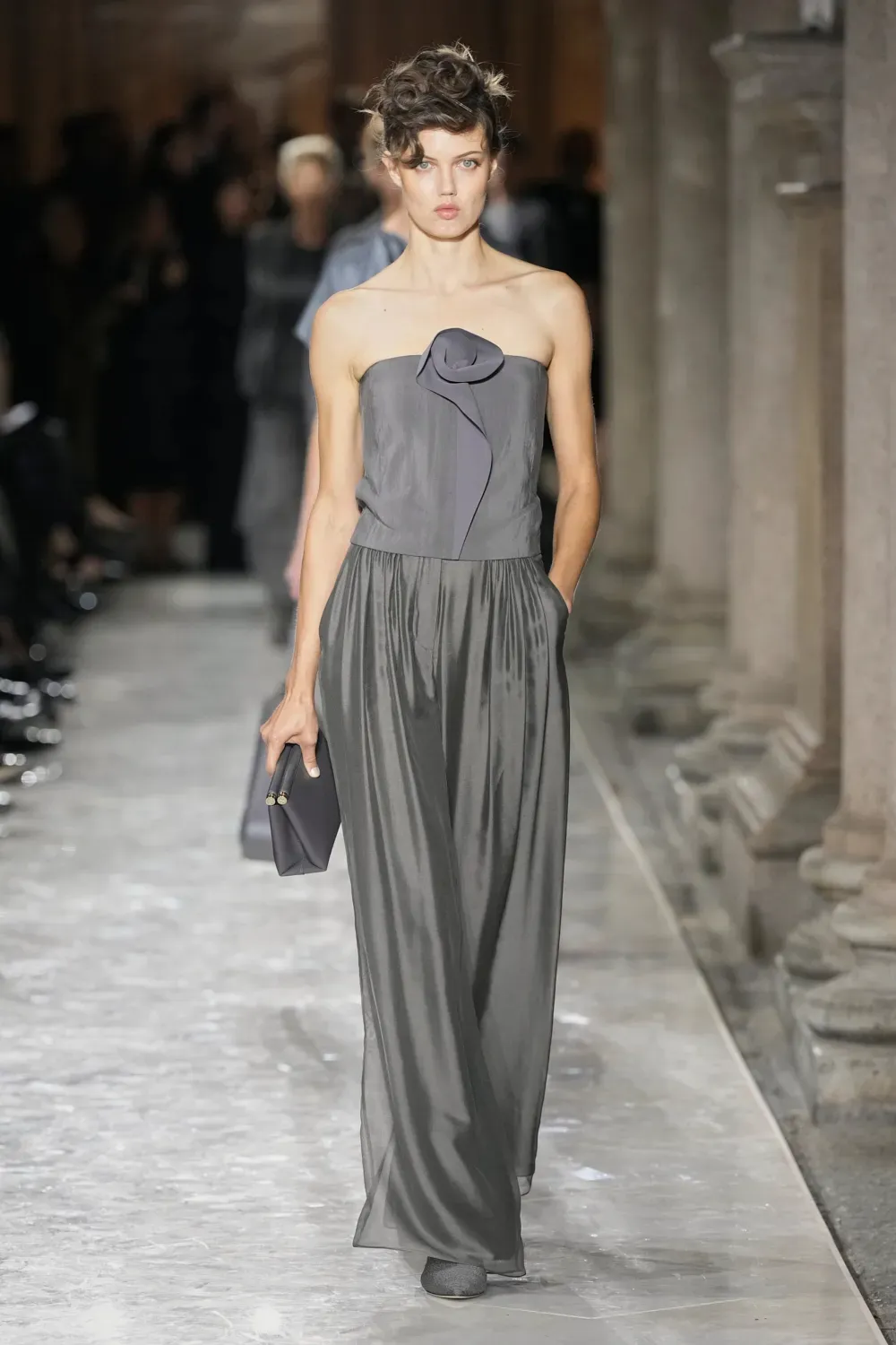 sfilata Giorgio Armani Primavera Estate 2026 Milano Fashion Week - Life&People Magazine