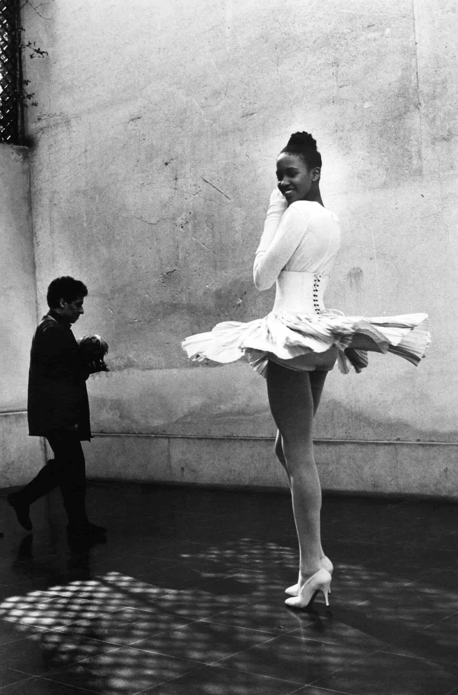 Azzedine Alaia e Naomi Campbell a Parigi, 1986