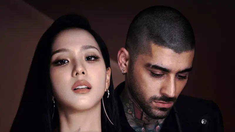 Jisoo, membro delle Blackpink e l&rsquo;artista britannico Zayn Malik. - Life&People Magazine