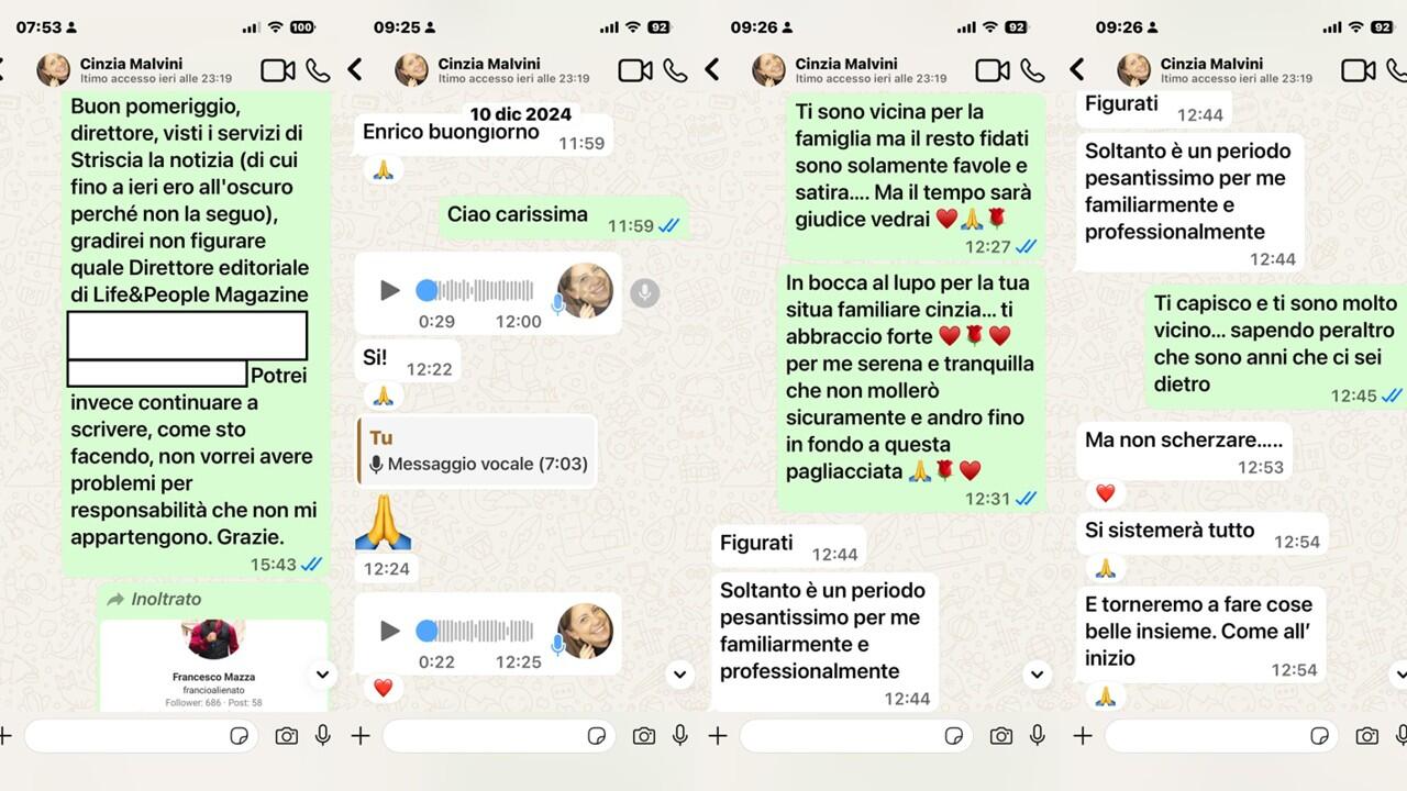 Inchiesta Sanchi wattsapp Cinzia Malvini - Life&People Magazine