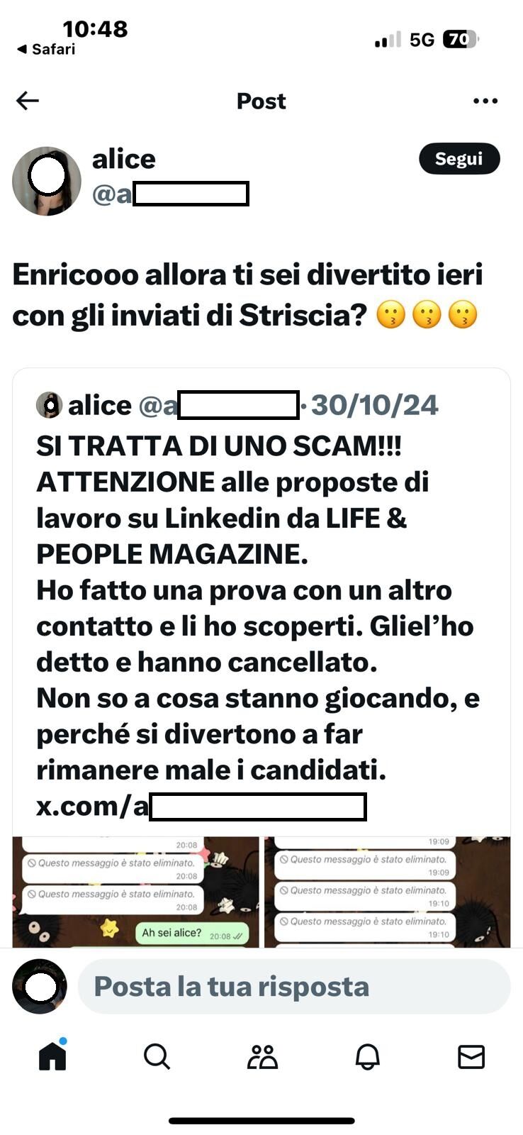 Inchiesta Sanchi Alice - Life&People Magazine