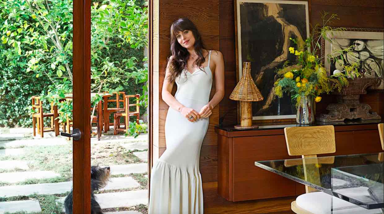 dakota johnson bookshelf wealth - Life&People Magazine