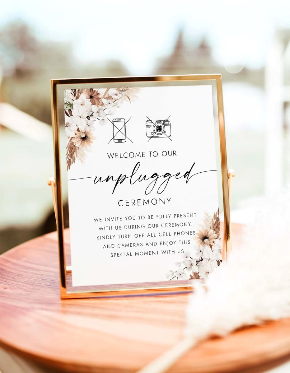 unplugged wedding, - Life&People Magazine