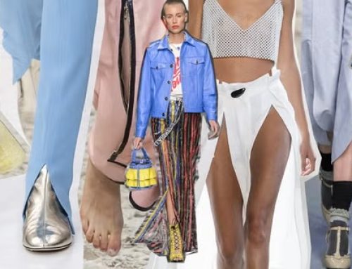 Il dettaglio che cambia la linea: i pantaloni con spacco