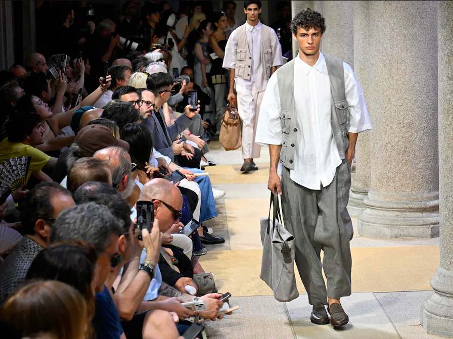 giorgio armani sfilata milano uomo - Life&People Magazine