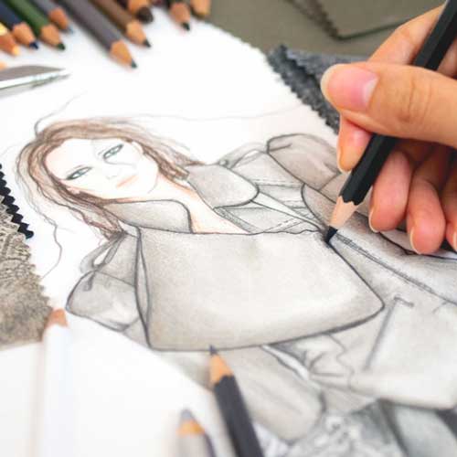 Disegno abito Life&People Magazine 