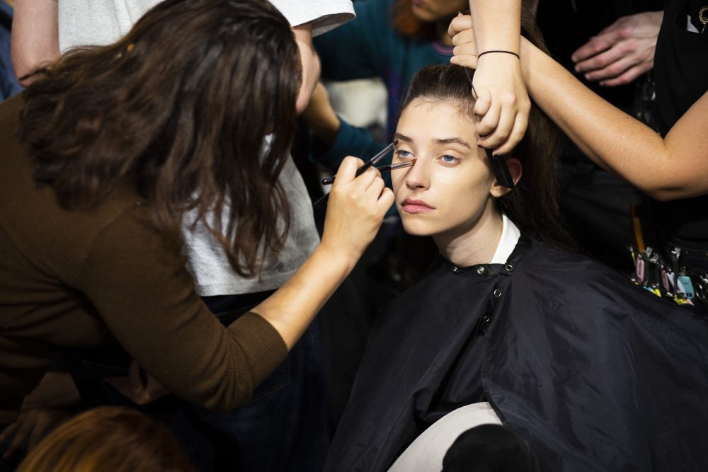 Backstage make up artist Life&People Magazine