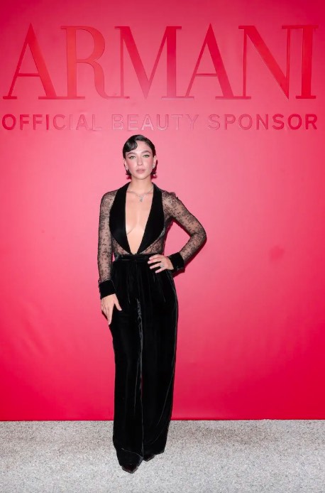 matilda de angelis party armani - Life&People Magazine
