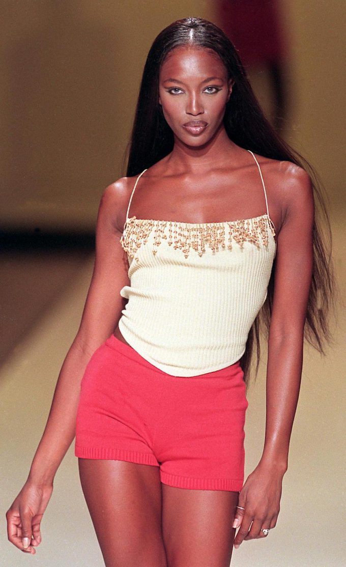 Naomi Campbell runway