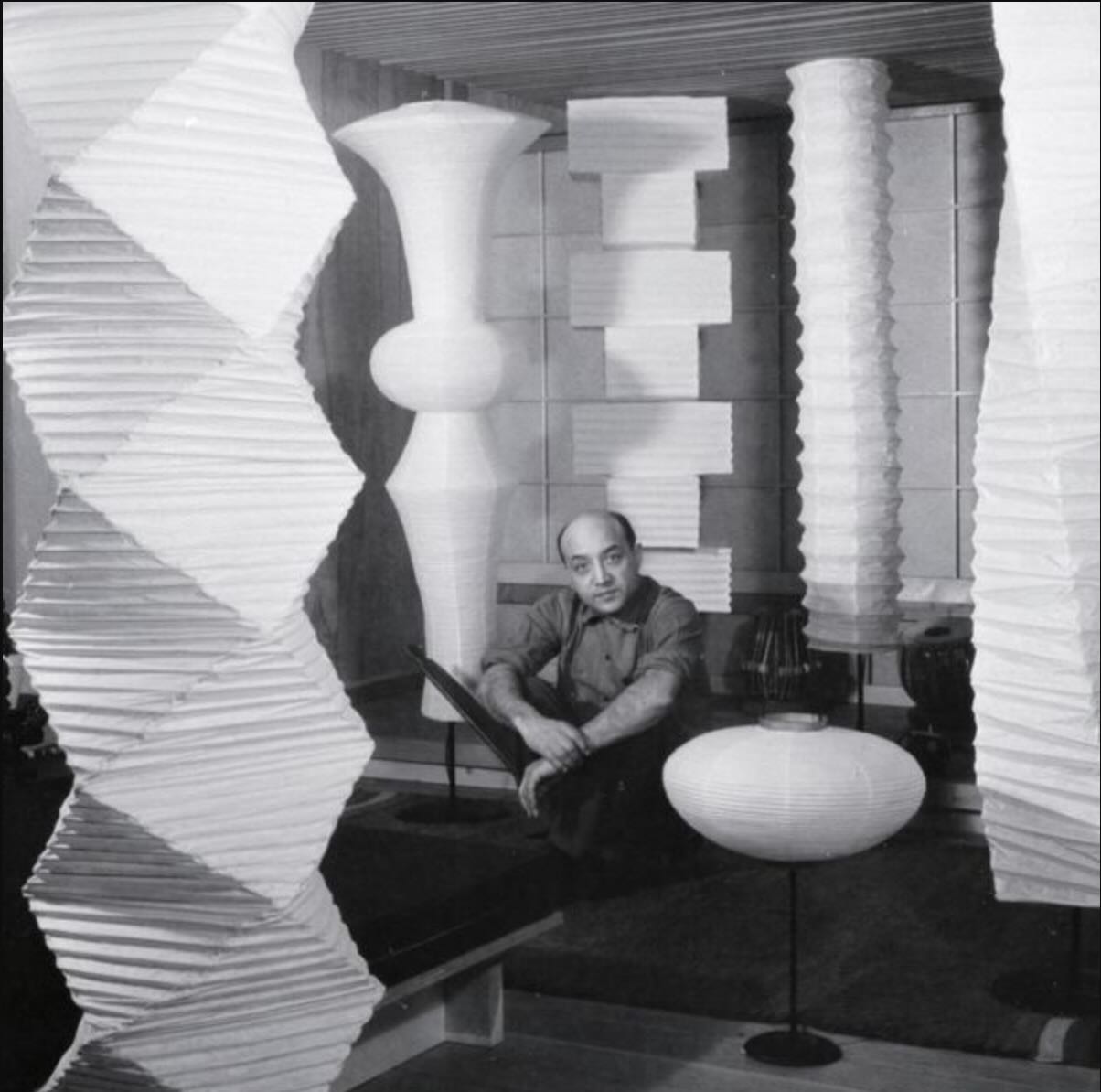 noguchi lampada carta riso